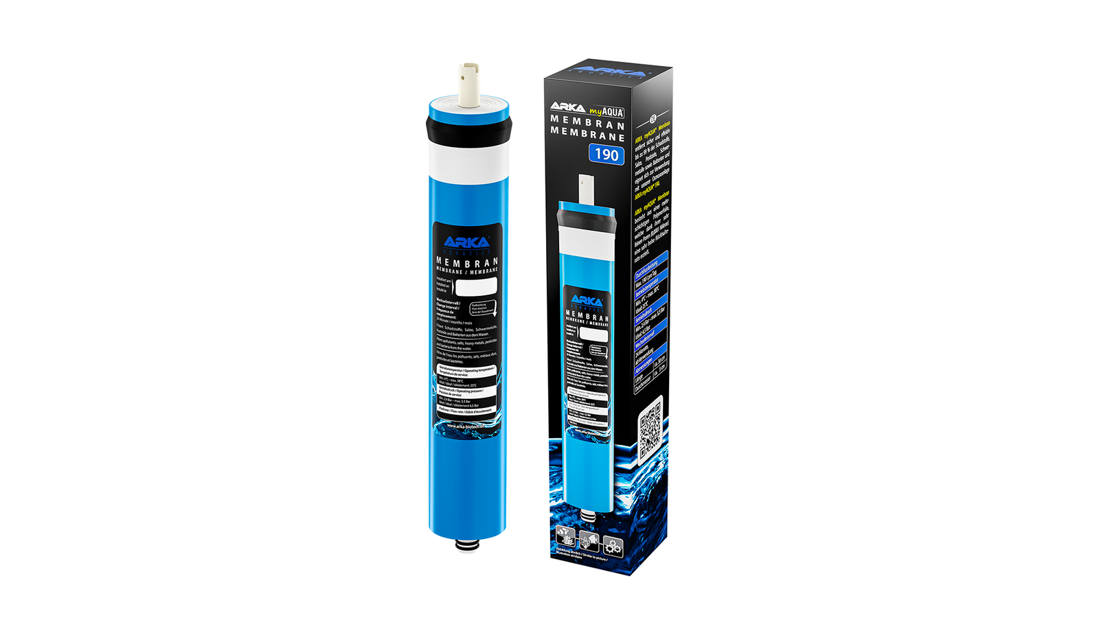 ARKA myAqua Membran 190 & 380 für Osmoseanlagen