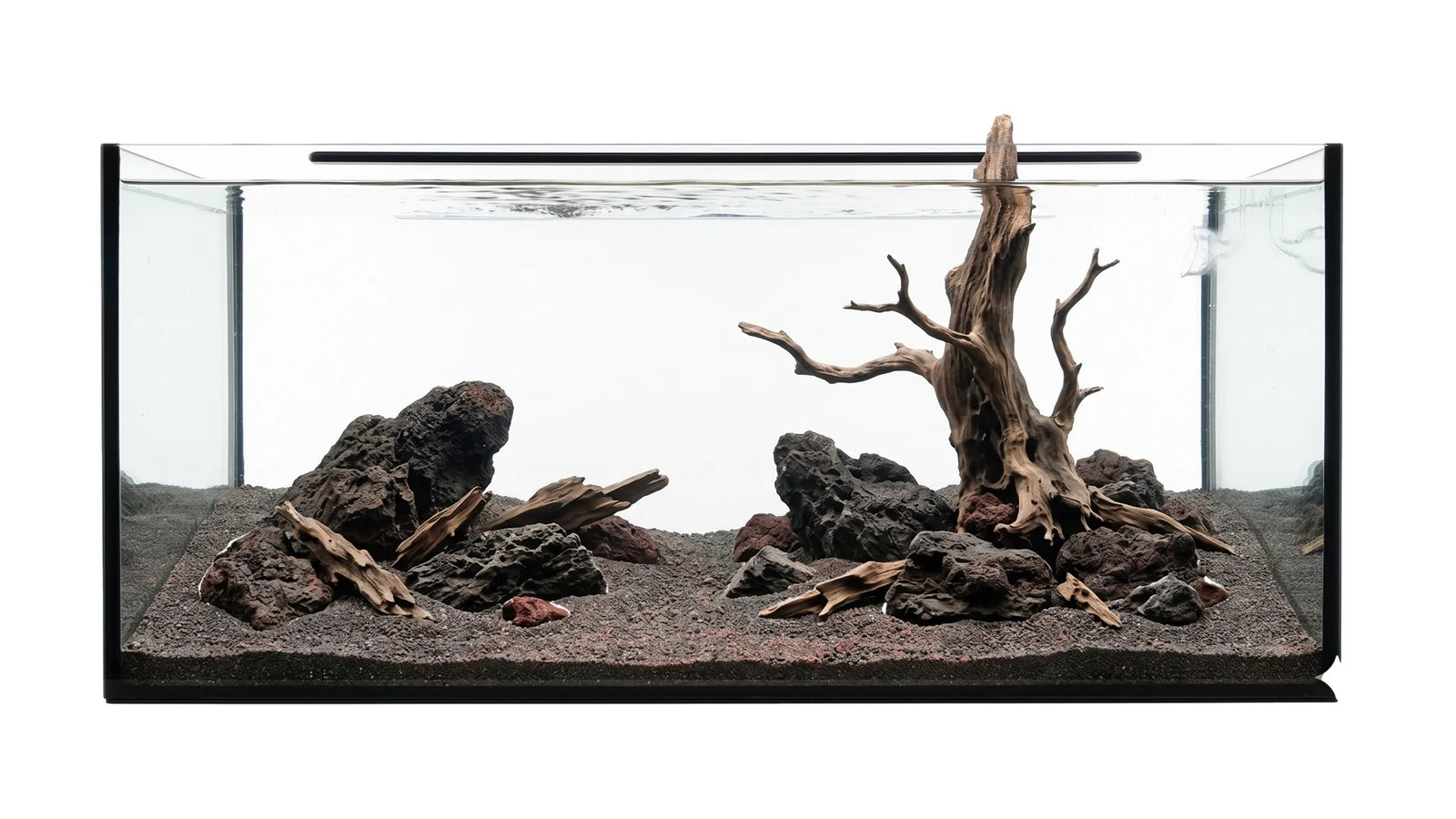 Aquarium 100x50x40cm – 200L Glasbecken mit schwarzen Silikonfugen
240L Aquarium 120x50x40cm mit schwarzem Silikon