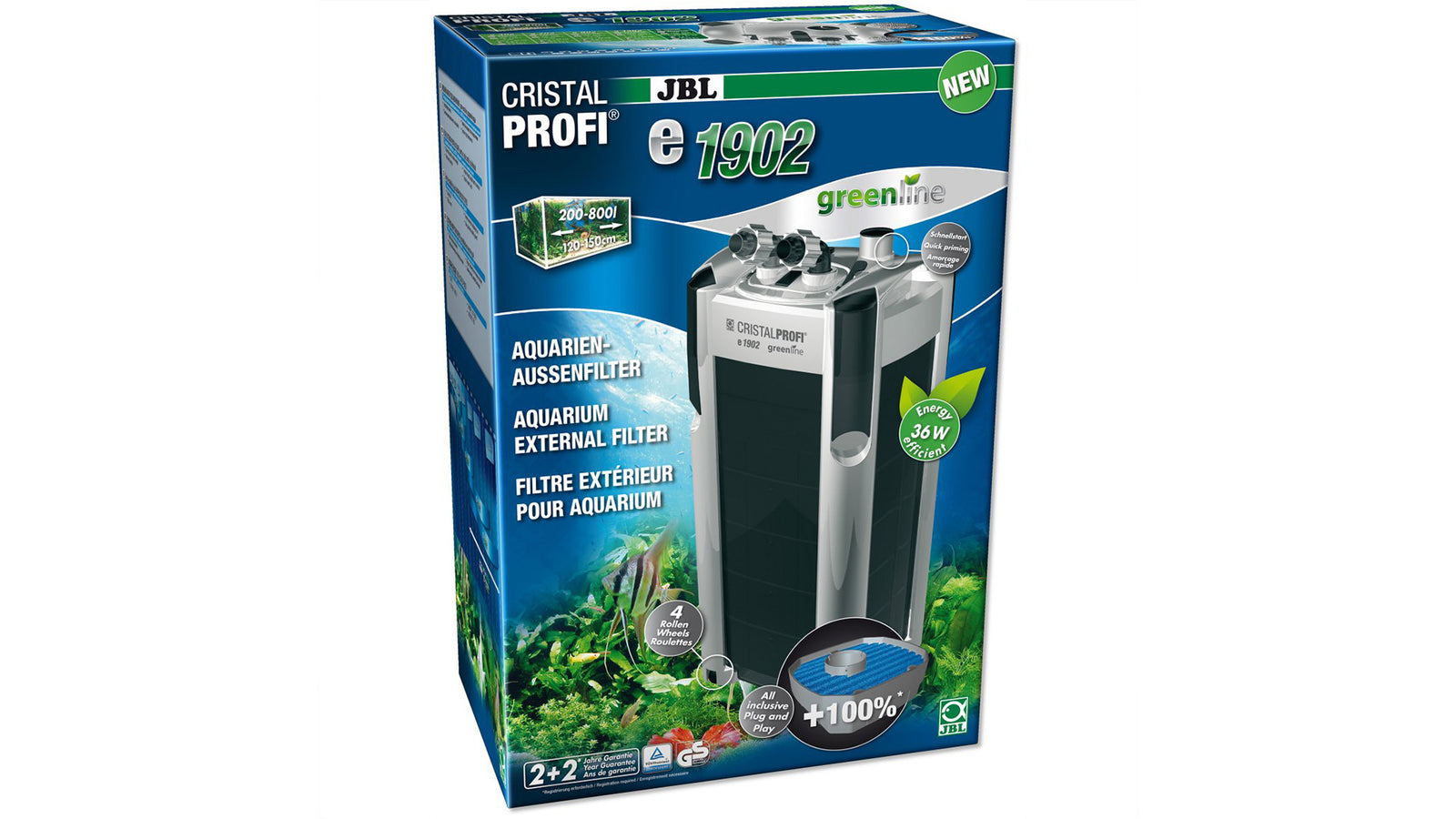 JBL CRISTALPROFI e1902 greenline - GarnelenTv-Shop
JBL CristalProfi e1902 Außenfilter für Aquarien
