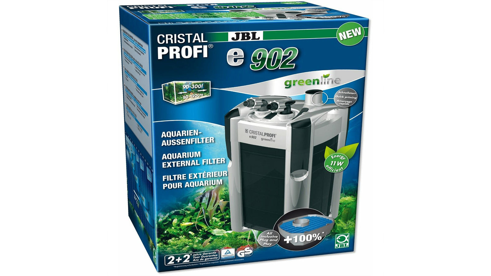 JBL CRISTALPROFI e902 greenline - GarnelenTv-Shop
JBL CRISTALPROFI e902 Greenline Außenfilter für Aquarien