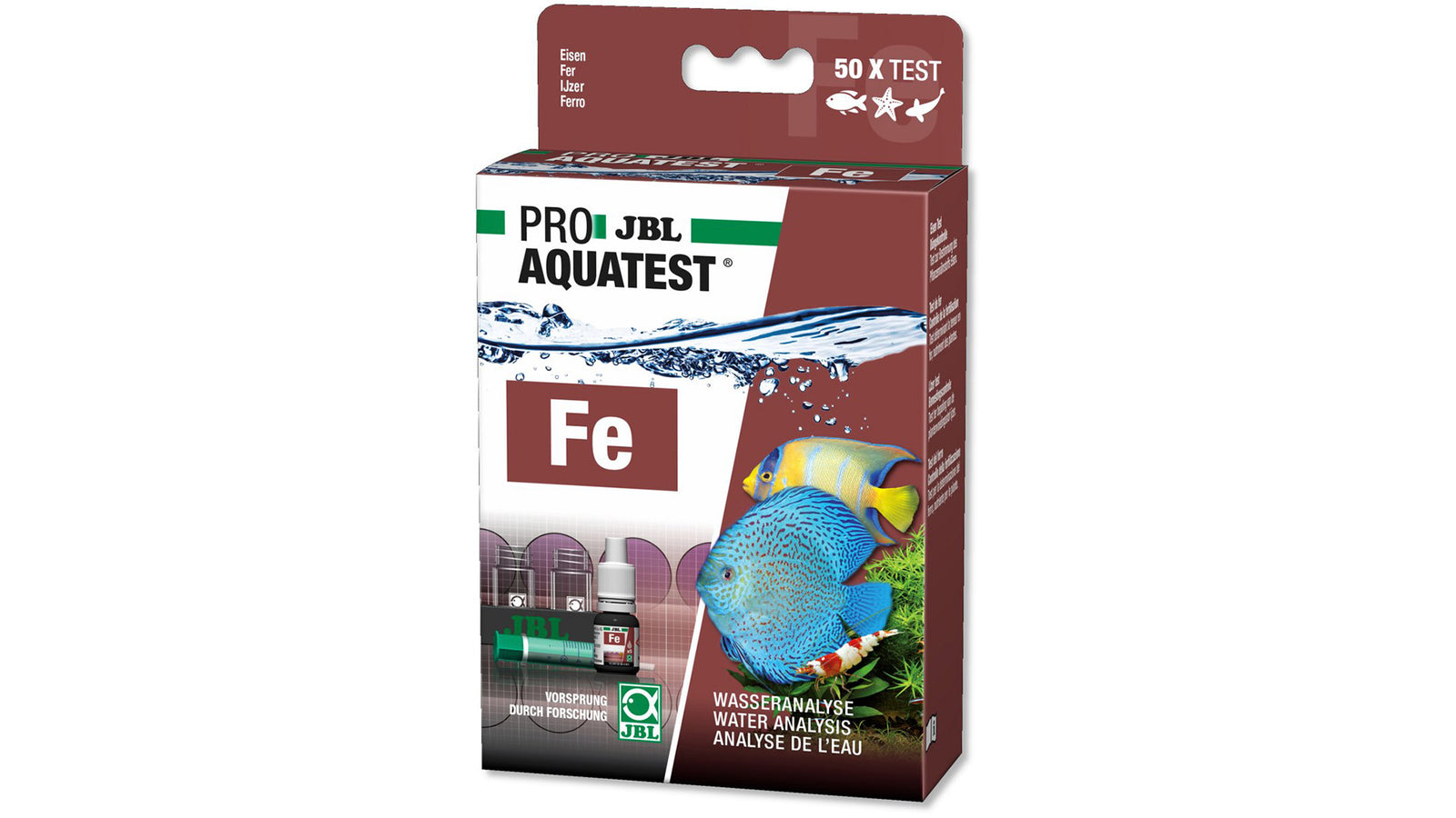 JBL PROAQUATEST Fe Eisen - GarnelenTv-Shop
JBL ProAquaTest Fe Eisen Schnelltest Set