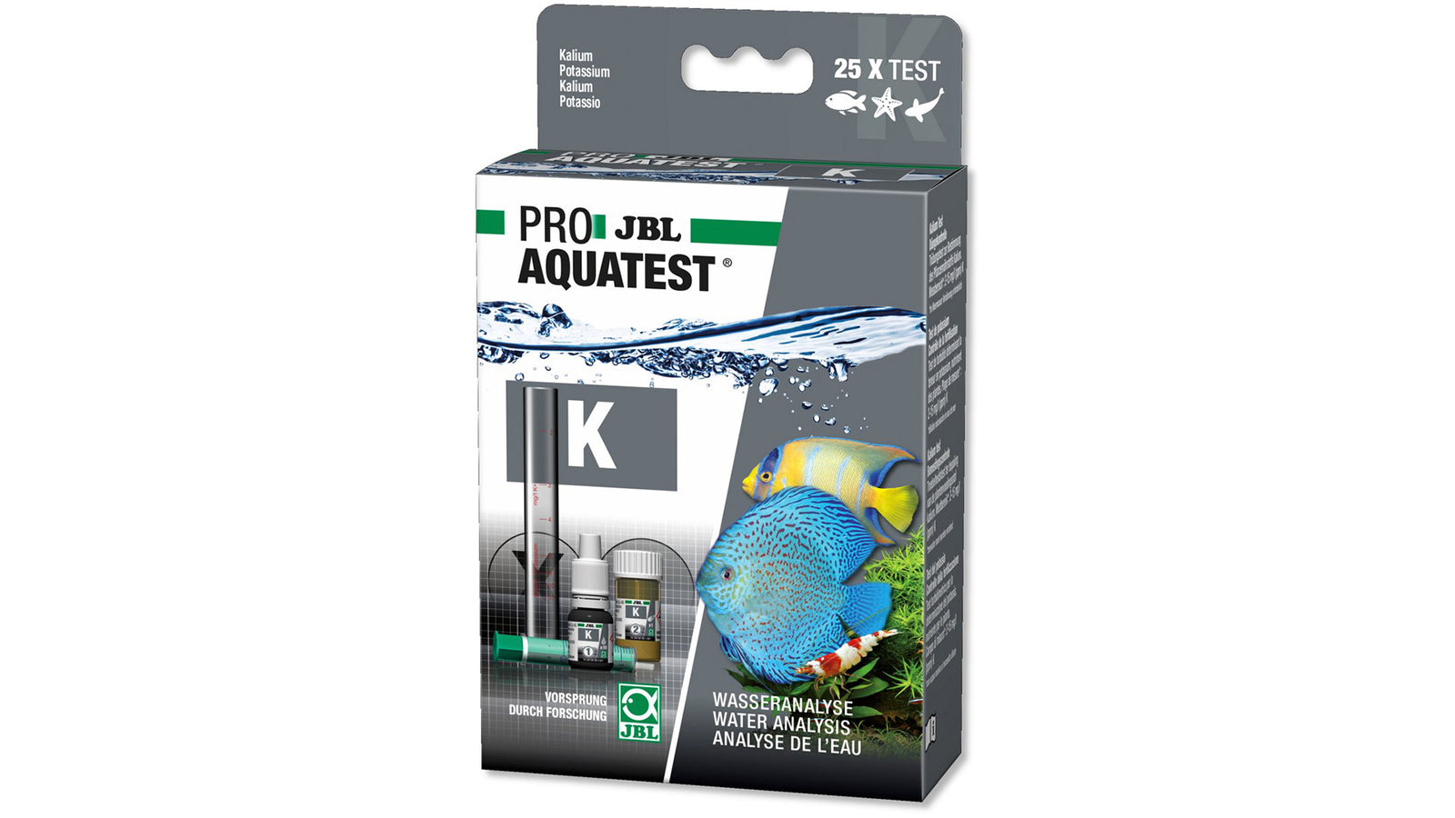 JBL PROAQUATEST K Kalium - GarnelenTv-Shop
JBL ProAquaTest K Kalium Schnelltest Set