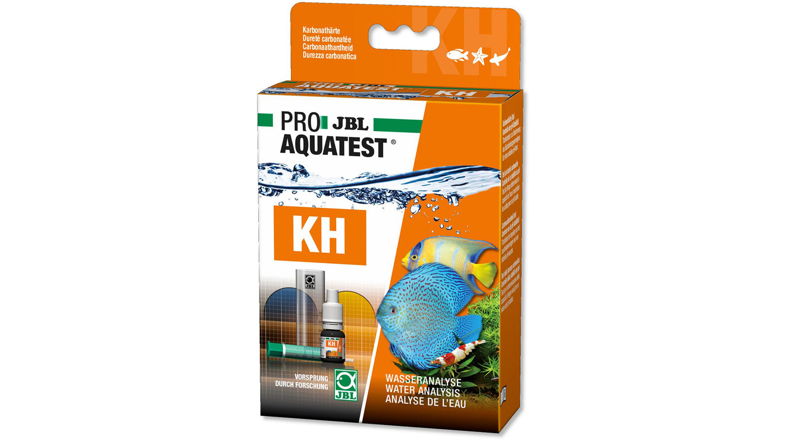 JBL PROAQUATEST KH Karbonathärte - GarnelenTv-Shop
JBL PROAQUATEST KH Schnelltest zur Bestimmung der Karbonathärte im Aquarium
