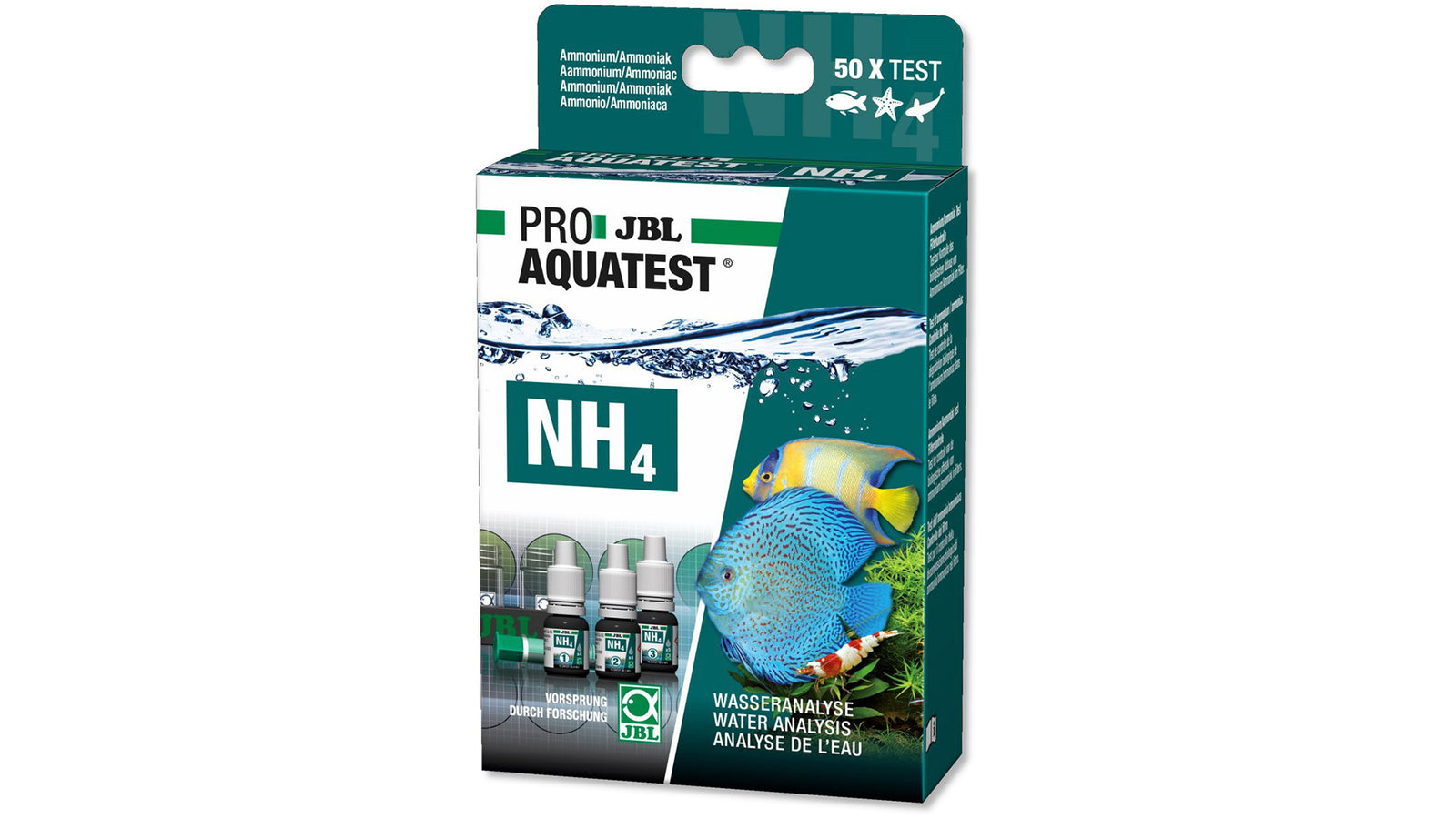JBL PROAQUATEST NH4 Ammonium - GarnelenTv-Shop
JBL PROAQUATEST NH4 Ammonium Schnelltest für Aquarium und Teich
