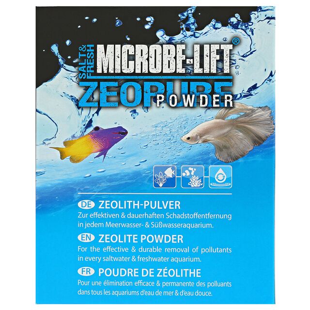 Microbe-Lift Zeopure Powder Zeolith Pulver 50 micron - 125g - GarnelenTv-Shop
Zeopure Powder Zeolith zur Schadstoffbindung im Aquarium