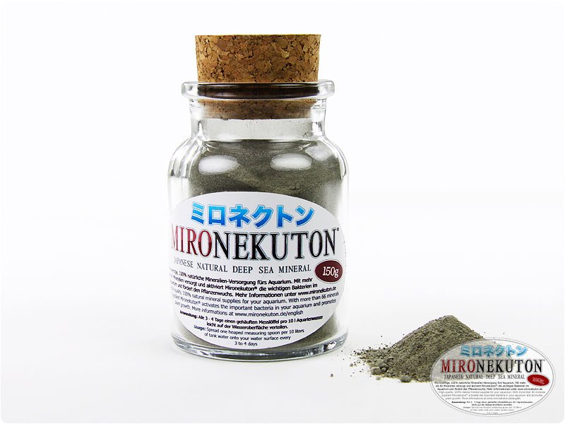 Mironekuton- Pulver, 150 g Glasflasche - GarnelenTv-Shop
Mironekuton Pulver 150g Glasflasche – Natürliches Mineralpulver