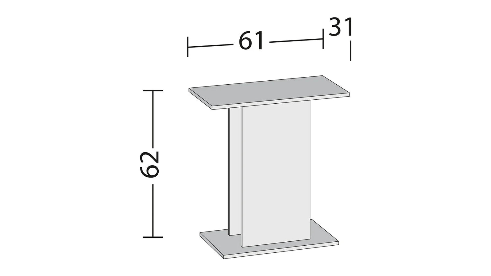 Juwel Aquarium Schrank Stand SB 60/50 weiß