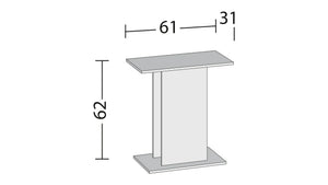 Juwel Aquarium Schrank Stand SB 60/50 weiß