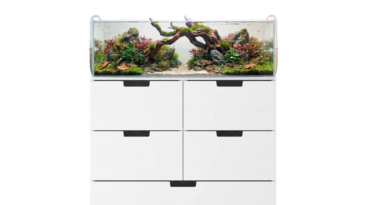 150L Aquarium 80x47x40 cm IKEA Nordli