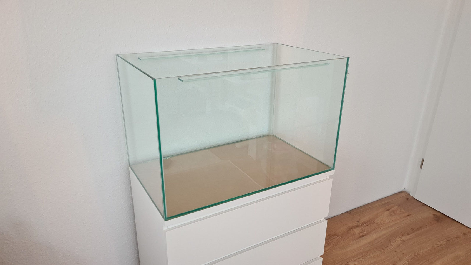 Aquarium 190L für IKEA Malm Regal aus 8mm Glas