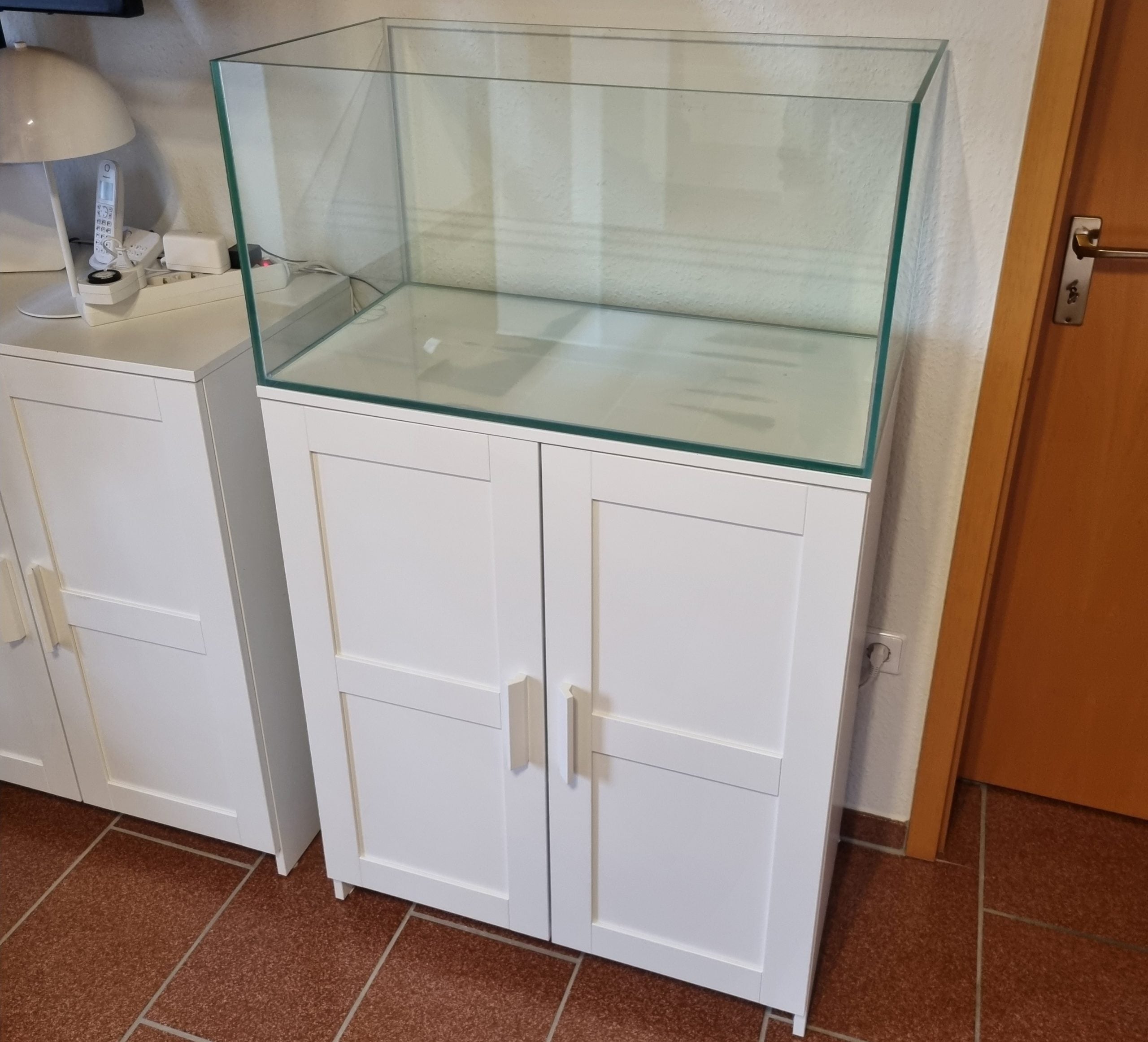 Aquarium 78x41x40cm (LxTxH) 128l für IKEA Brimnes