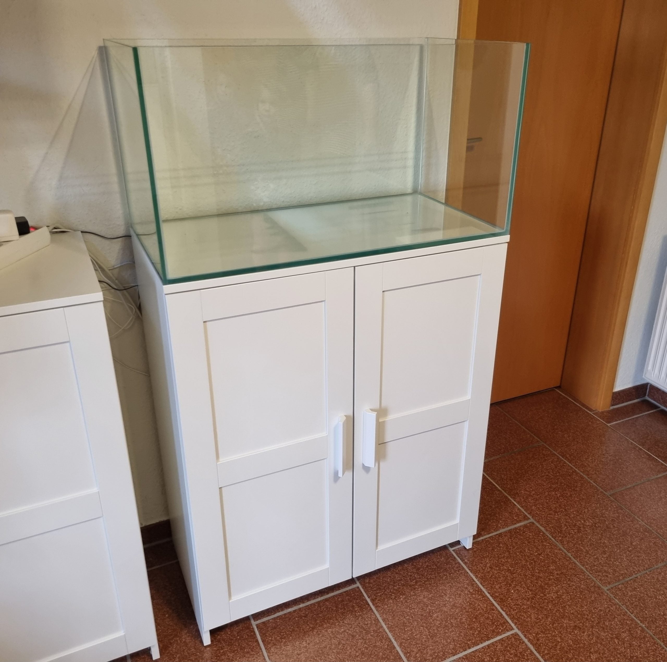 Aquarium 78x41x40cm (LxTxH) 128l für IKEA Brimnes