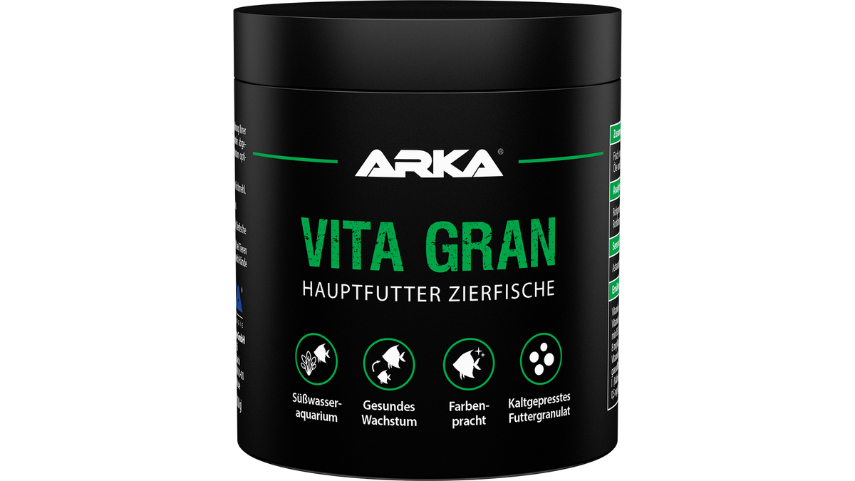 ARKA Vita GRAN - Granulatfutter für Zierfische - Hauptfutter für Zierfische ANGEBOT!