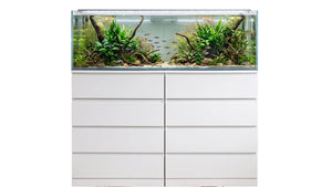 277 Liter Aquarium 140x39,5x50 cm passend für IKEA Kullen mit langer Glasfront und viel Schwimmraum für Zierfische