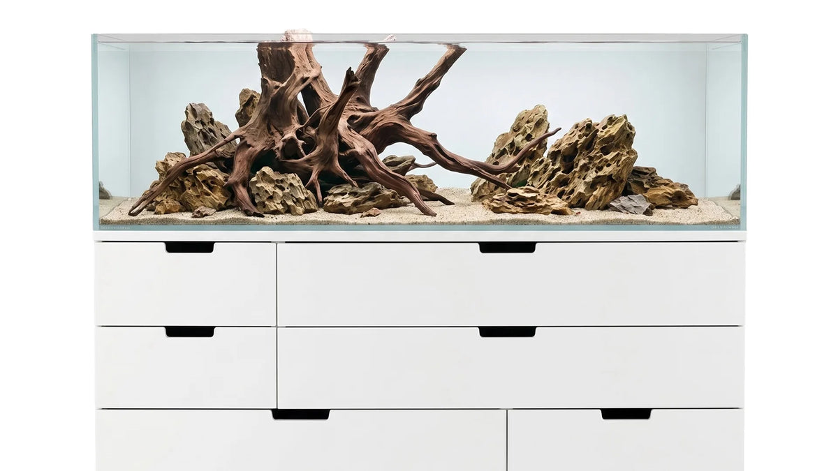 282L 120x47x50cm (LxTxH) Aquarium IKEA Nordli