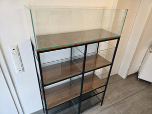 6mm starkes Glas Aquarium 79L mit Trennscheibe für verschiedene Arten

