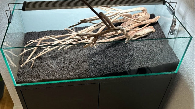 73L Glas-Aquarium passend für IKEA Eket Regal