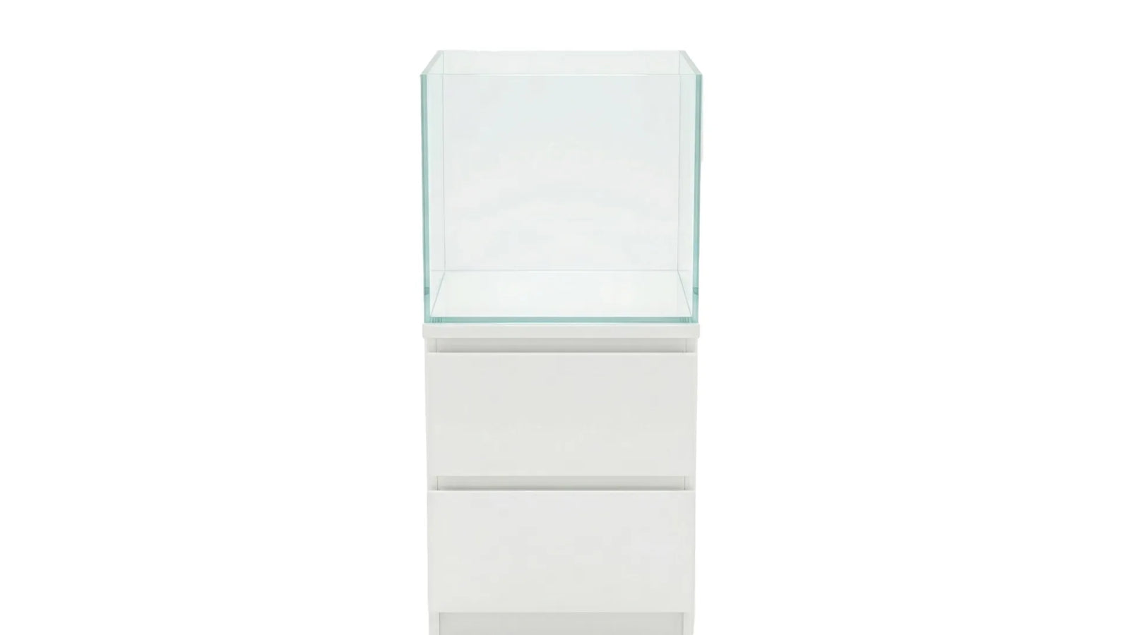 75 Liter Aquarium 40x47x40 cm passend für IKEA Malm mit klarer Glasfront, kompakter Form und moderner Optik für Aquascaping und Zierfische