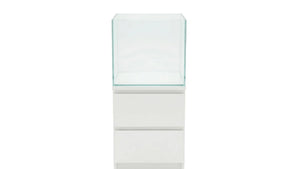 Aquarium 75L für IKEA Malm mit Sondermaß 40x47x40 cm, sauber verklebten Kanten und platzsparender Bauweise für Wohnraum Aquarien