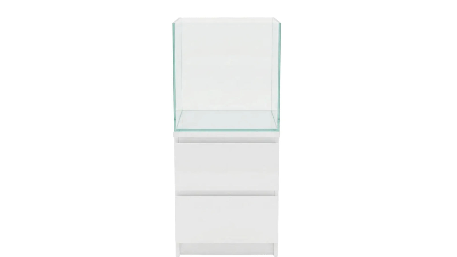 94 Liter Aquarium 40x47x50 cm passend für IKEA Malm mit moderner Glasoptik und kompakter Bauform für Wohnräume