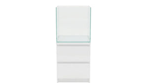 Aquarium 94L für IKEA Malm mit rechteckigem Maß 40x47x50 cm, klarer Frontscheibe und sauberer Verarbeitung