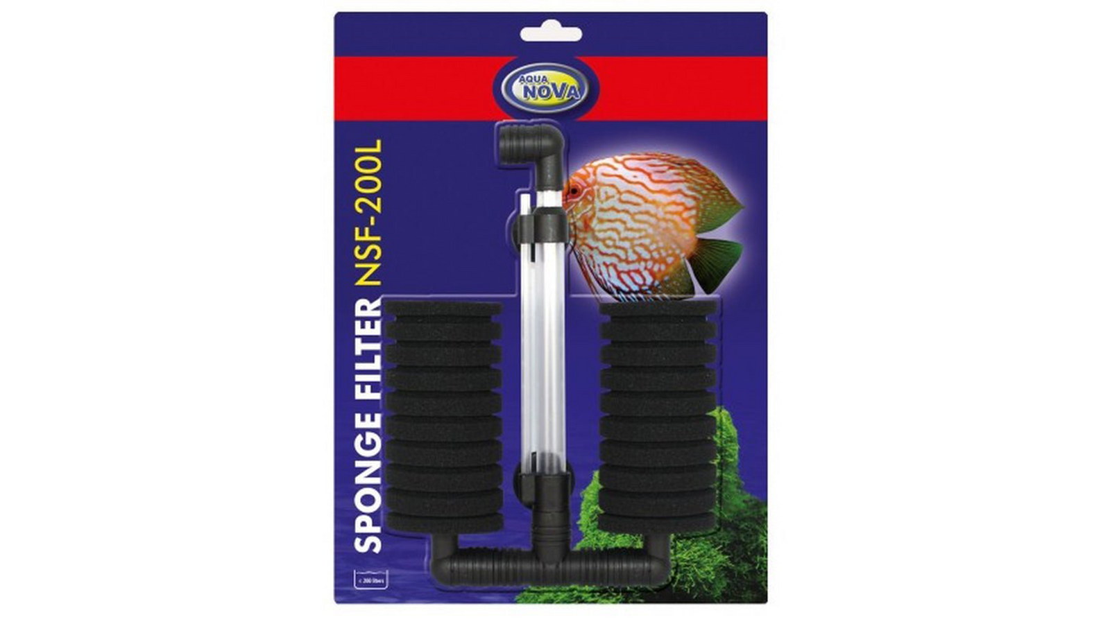 AquaNova - Luftheberfilter Aqua Nova doppelter Bio-Schwammfilter 200 L - GarnelenTv-Shop
AquaNova doppelter Bio-Schwammfilter für Aquarien bis 200L
