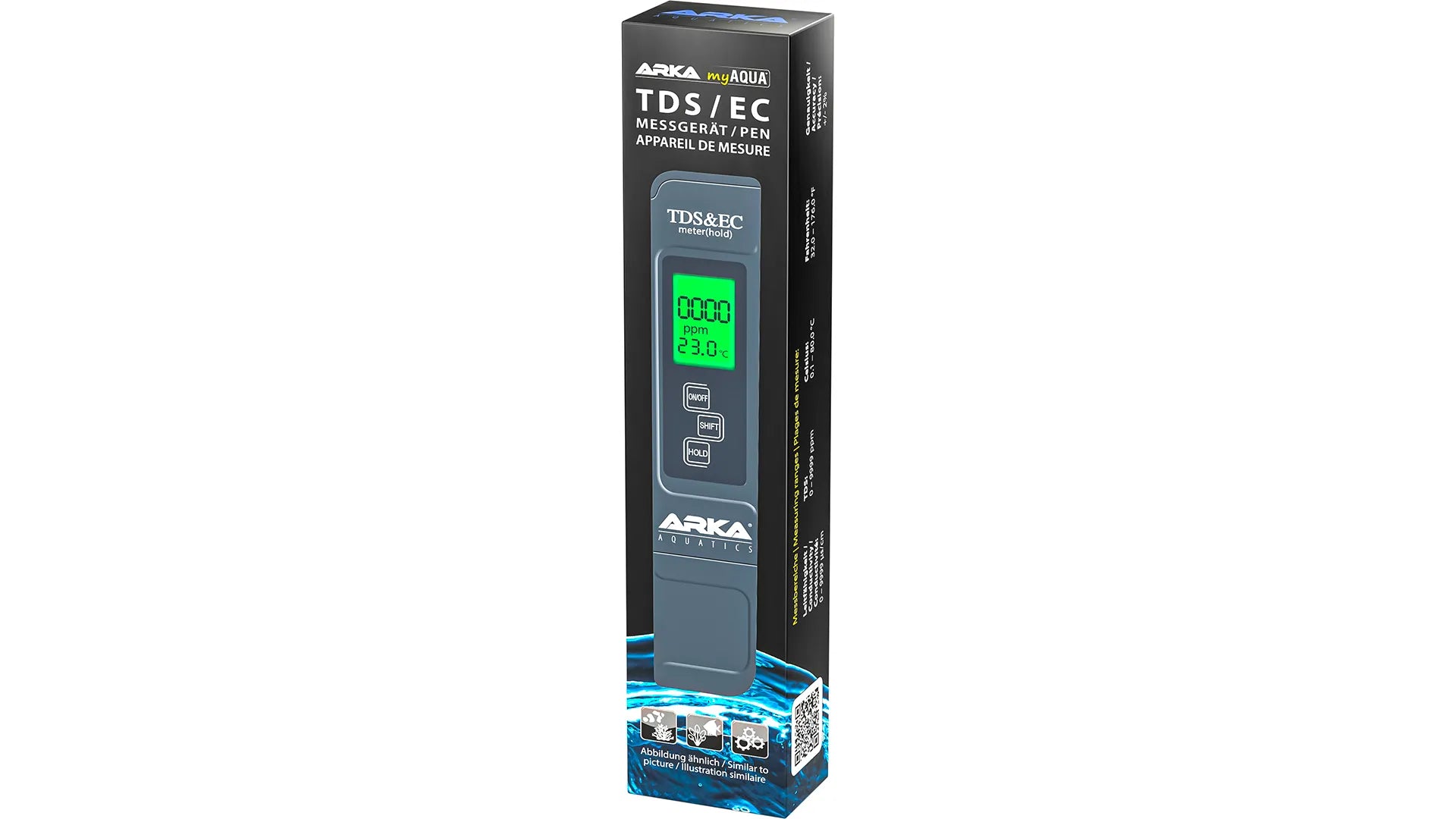 ARKA TDS/EC Messgerät für Wasserqualität
