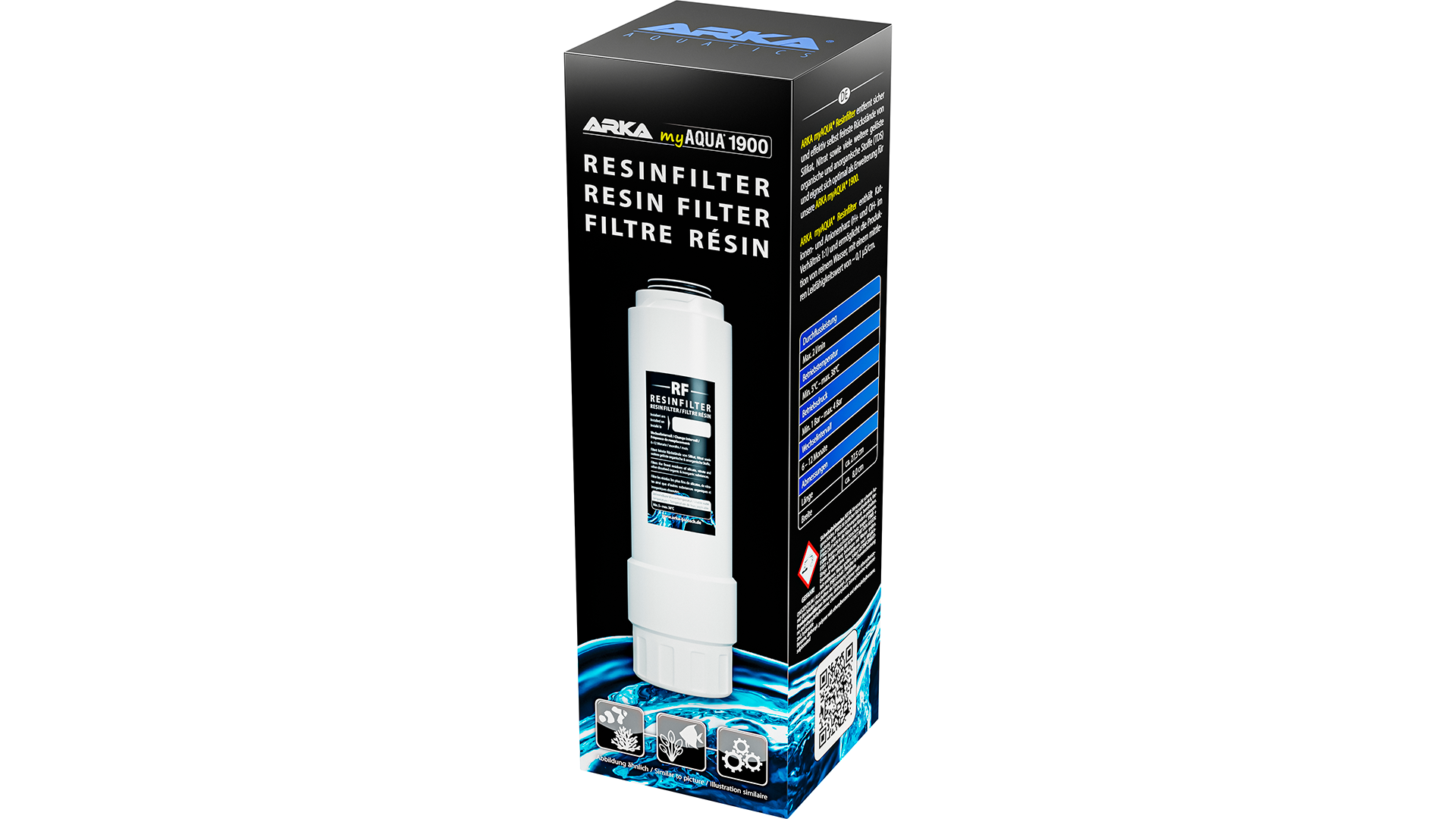 ARKA myAqua 1900 Resinfilter zur effektiven Wasserreinigung