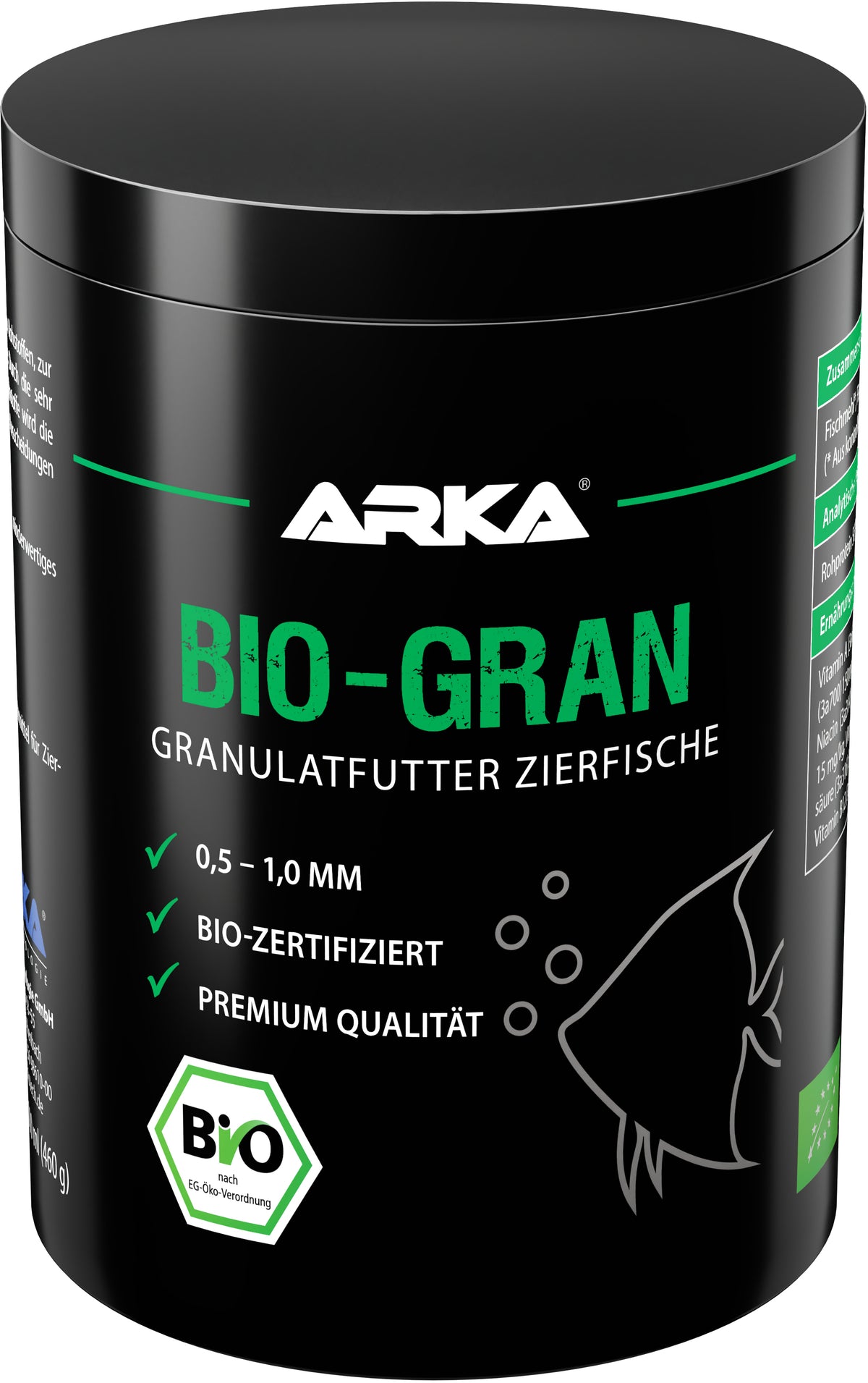ARKA BIO GRAN – Gesundes Futter für Zierfische
