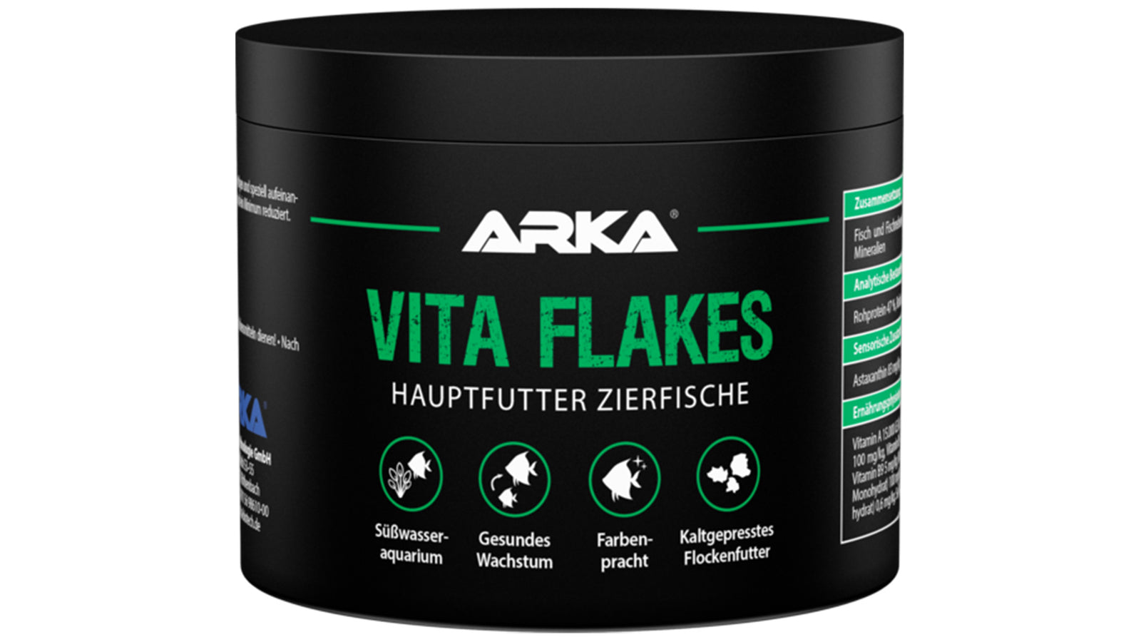 ARKA -  Flakes Flockenfutter - Hauptfutter Zierfische