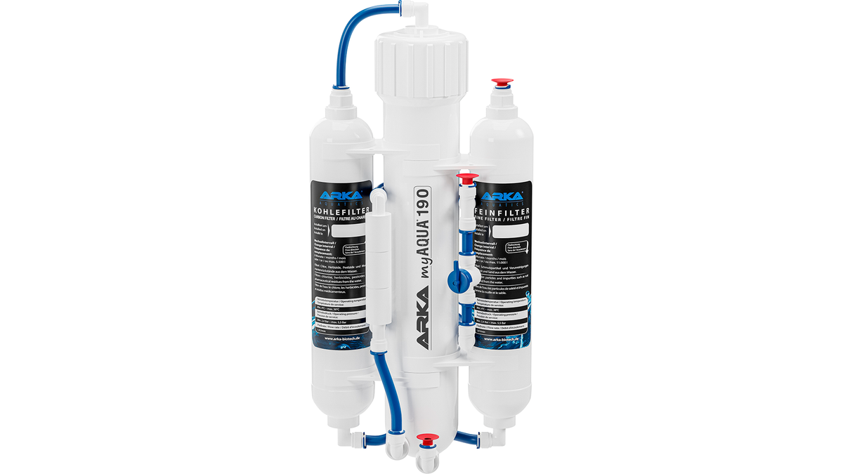 ARKA myAqua entfernt Schadstoffe &amp; Bakterien