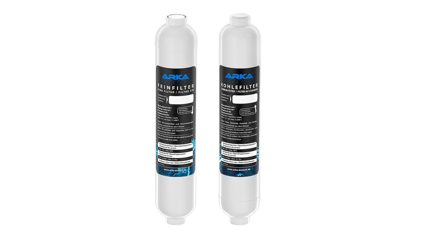 ARKA myAqua 190/380 Fein- & Kohlefilter Set