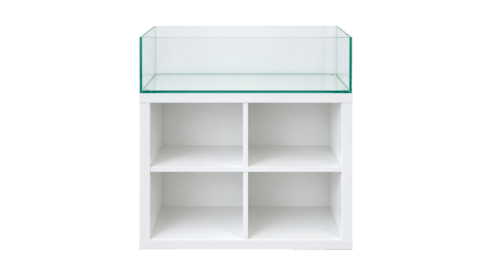 Aquarium 76,5x39x20cm (LxTxH) 60l für IKEA Kallax - Versandkostenfrei!