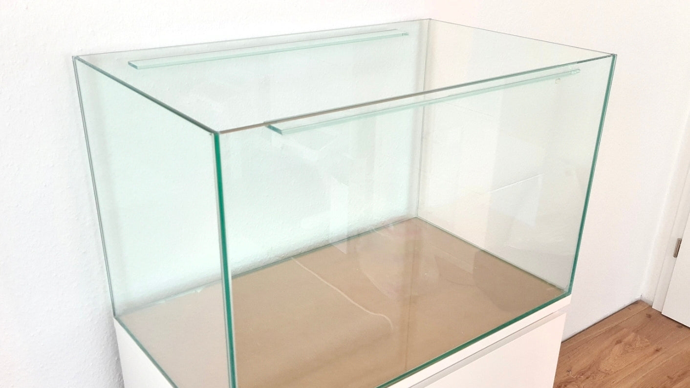 Weißglas-Aquarium 120x40x60cm (LxTxH) 288l