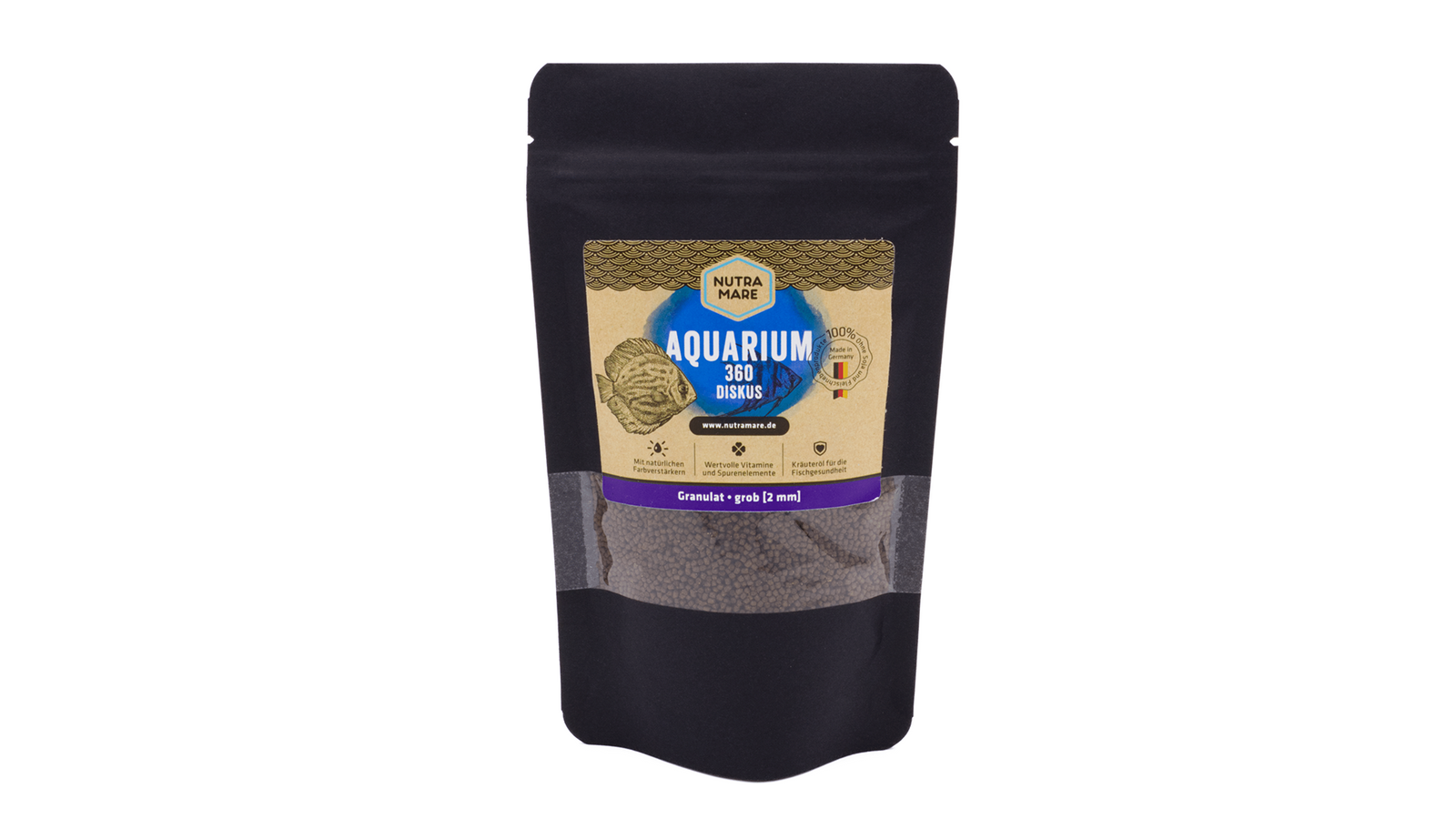 Nutramare Aquarium360 Diskus – Hauptfutter für Diskusfische