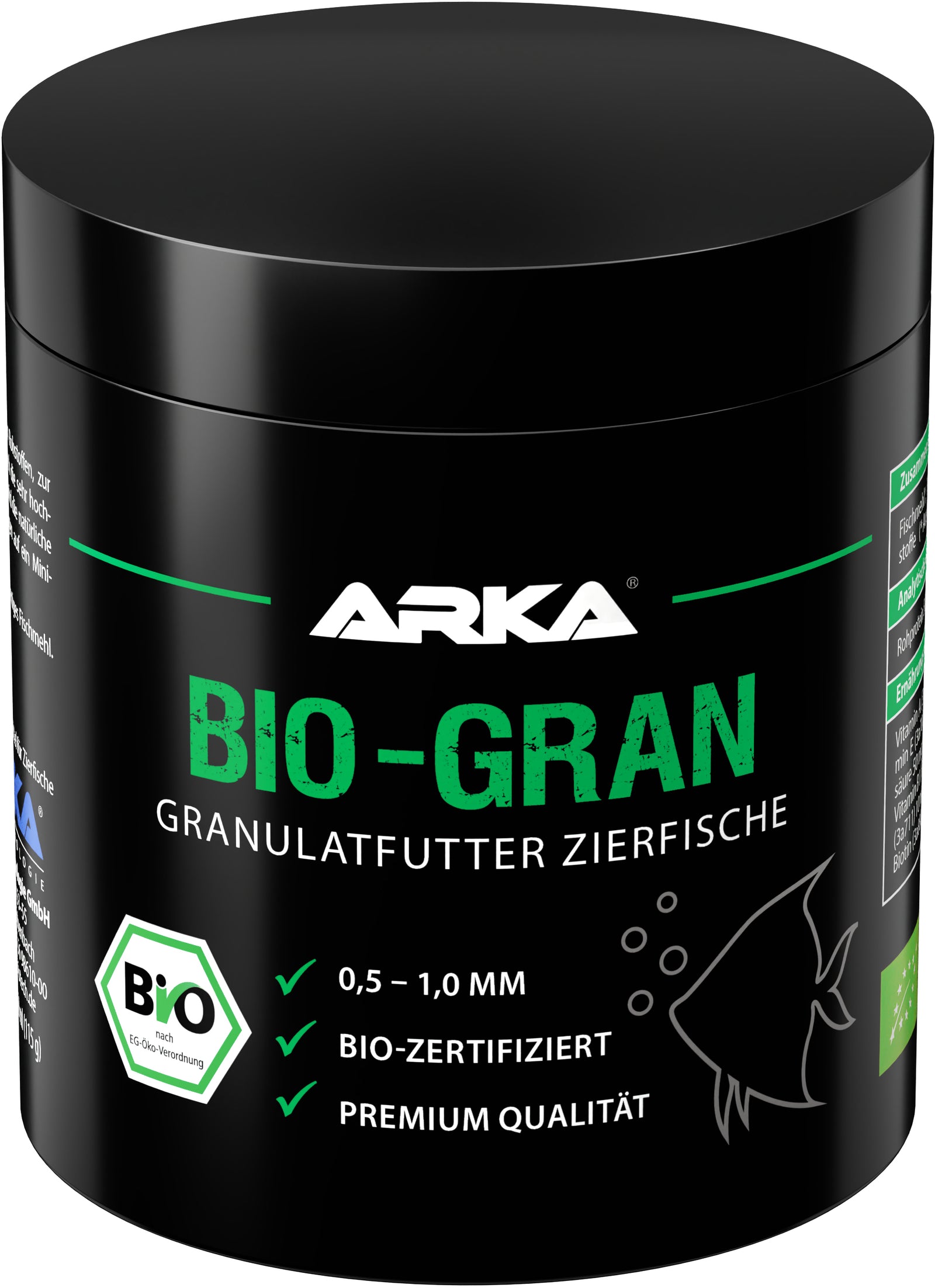 ARKA BIO GRAN Granulatfutter für Zierfische

