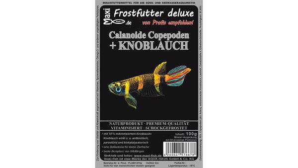 Calanoide Copepoden "KNOBLAUCH" - Frostfutter von maxi-fish