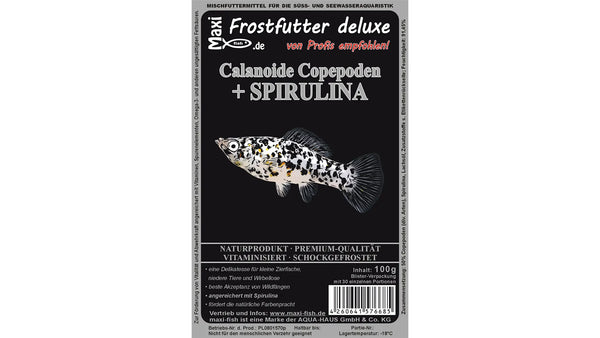 Calanoide Copepoden SPIRULINA - Frostfutter von maxi-fish