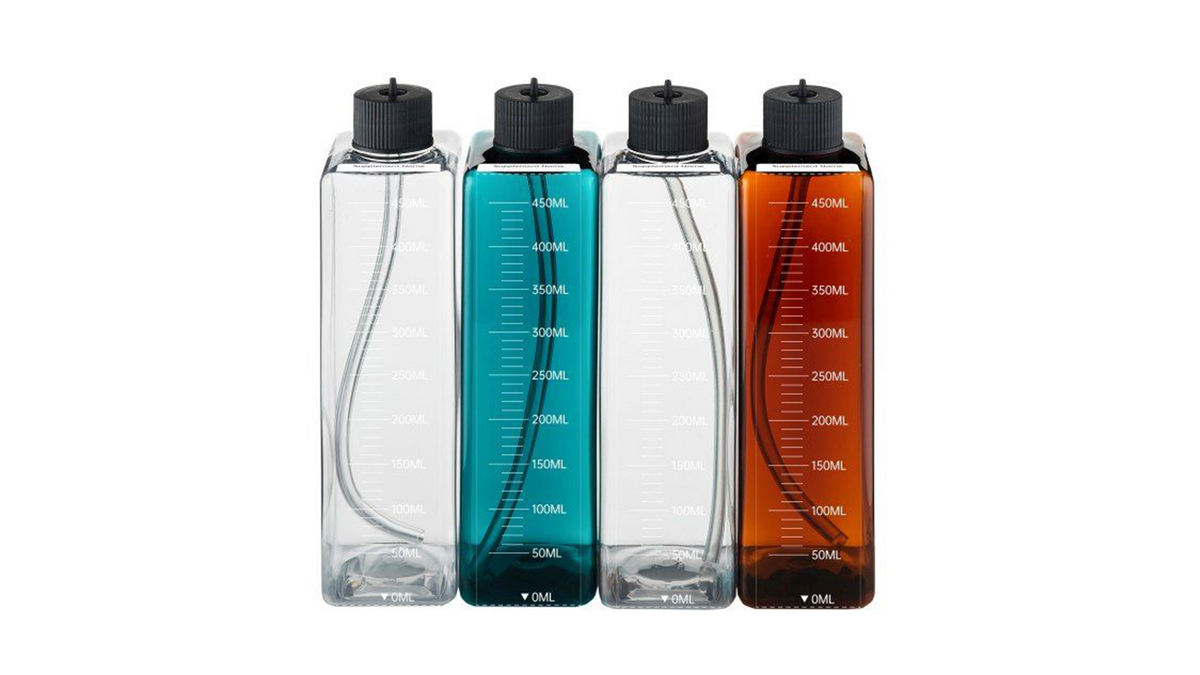 Chihiros Dosierflaschen – 450 ml (4er-Set)