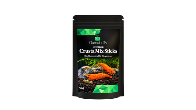 Premium Crusta Sticks von GarnelenTv. Hauptfutter für Zwerggarnelen