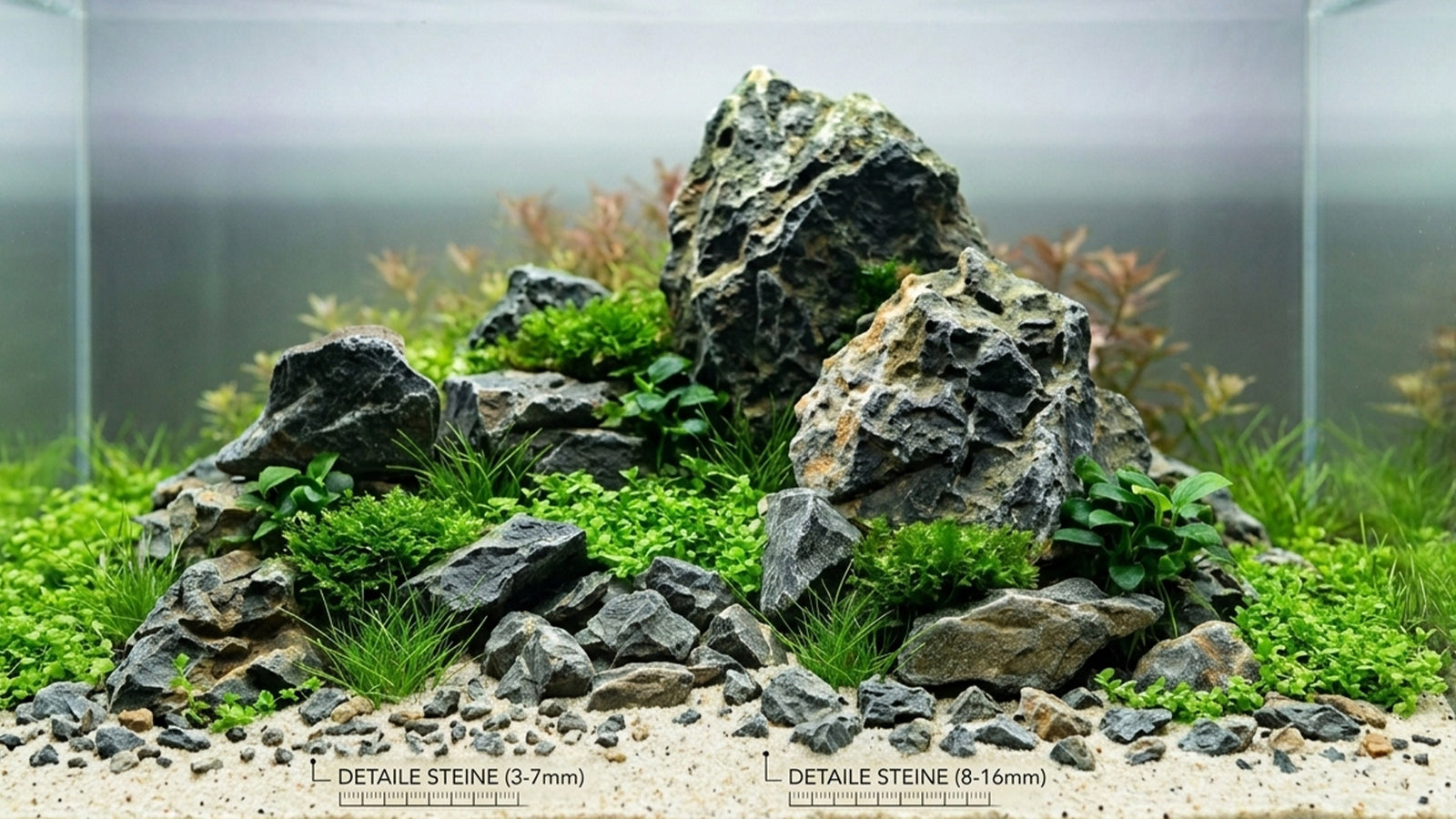 Aquascaping Detail Stones - "Mini Landschaft" - GarnelenTv-Shop
Mini Landschaft Detail Steine für Aquascaping


Mini Landschaft Aquascaping Steine im Aquarium


