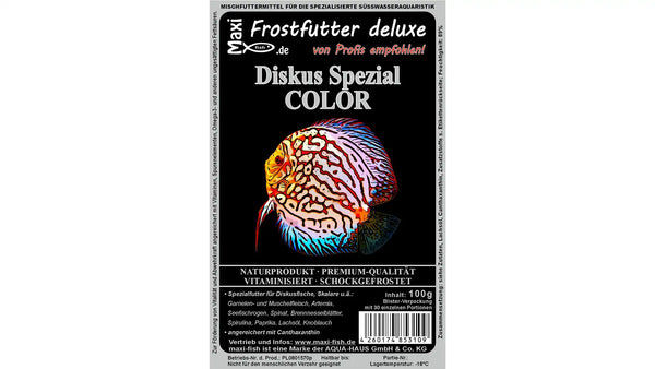 Diskus Spezial COLOR - Frostfutter von maxi-fish | Spezialnahrung für Diskusfische