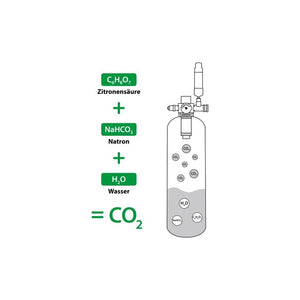 Einfülltrichter und Rückschlagventil für CO2 Anlage
