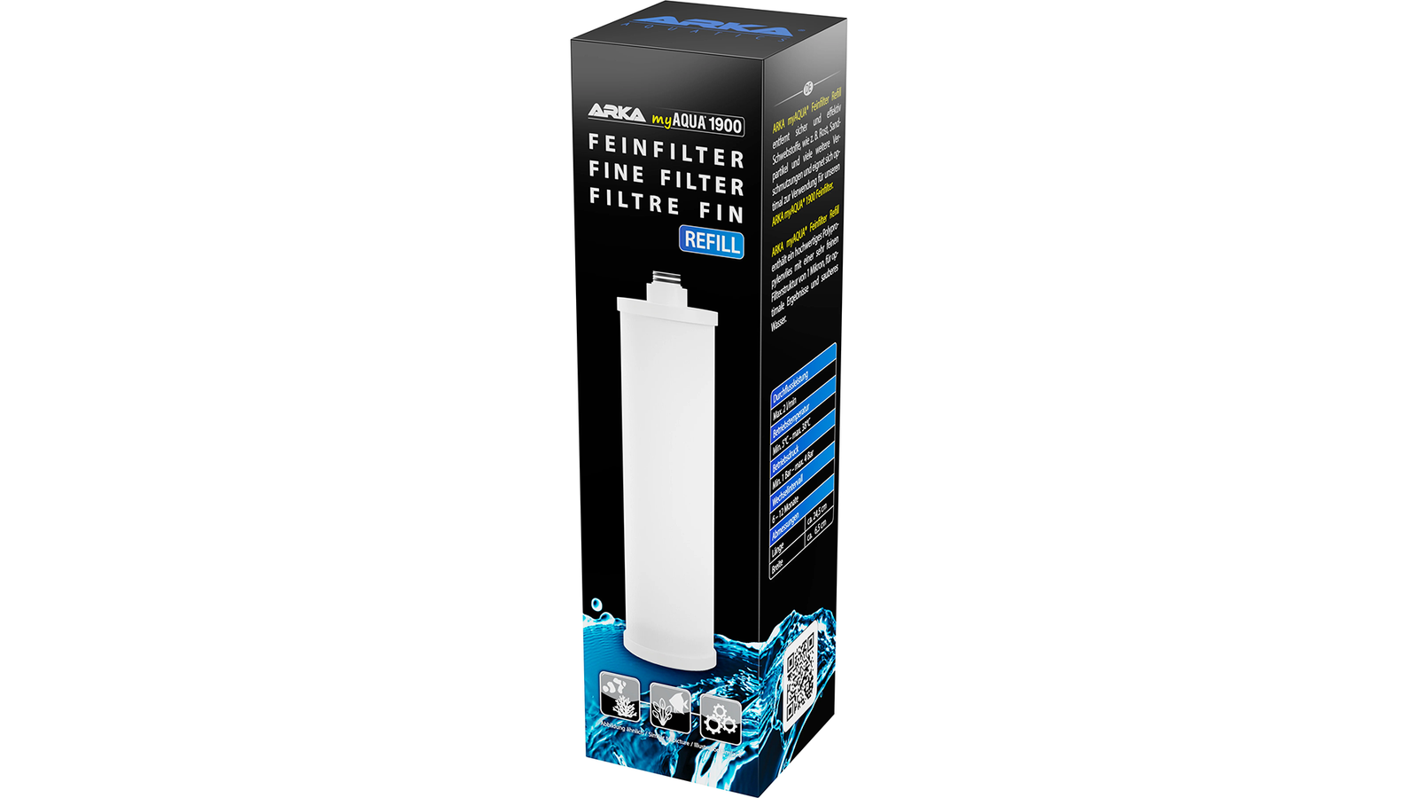 ARKA myAqua 1900 Feinfilter Refill – Sauberes Wasser