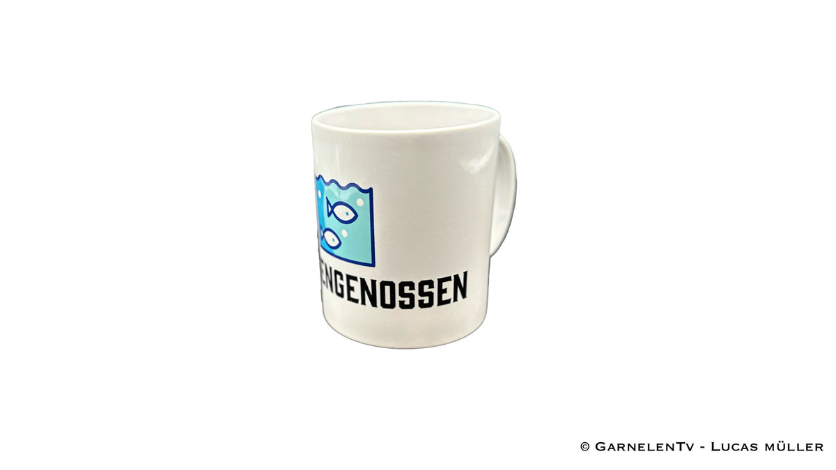 Geschenkidee für Aquaristik-Fans: Flossengenossen Tasse aus Keramik