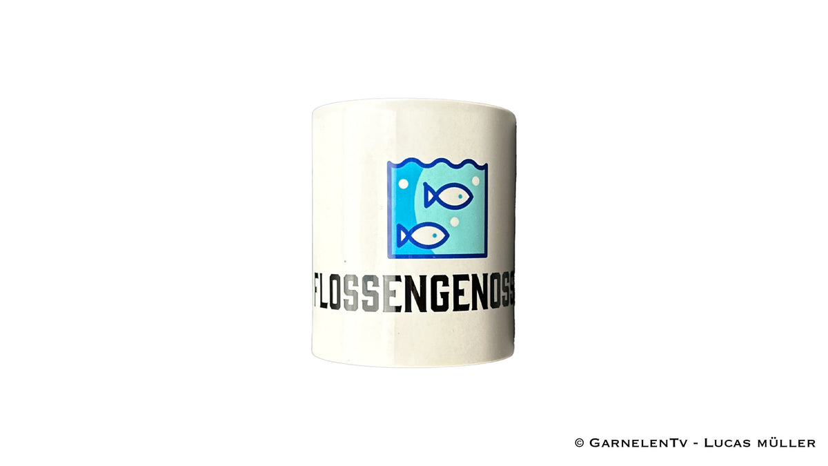 Spülmaschinen- und mikrowellengeeignete Flossengenossen Tasse