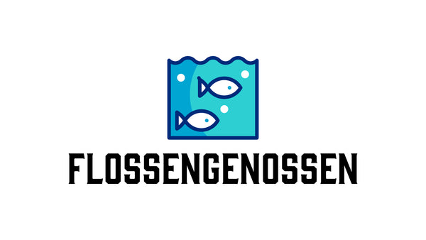 "Flossengenossen" Aufkleber - 10 Stück!