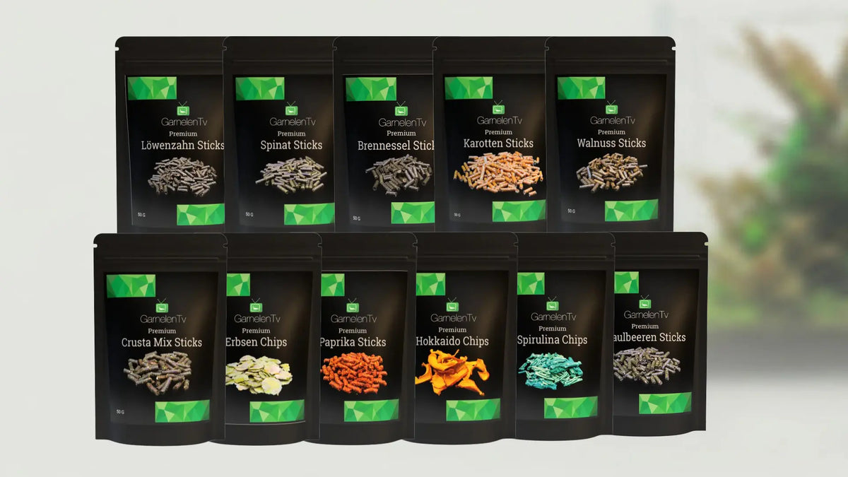 Premium Futterpaket für Garnelen und Wirbellose