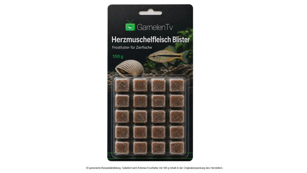 Herzmuschelfleisch Blister 100 g - Frostfutter