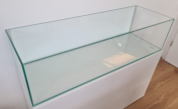 Hochwertiges 8mm Glas-Aquarium mit transparenter Silikonnaht